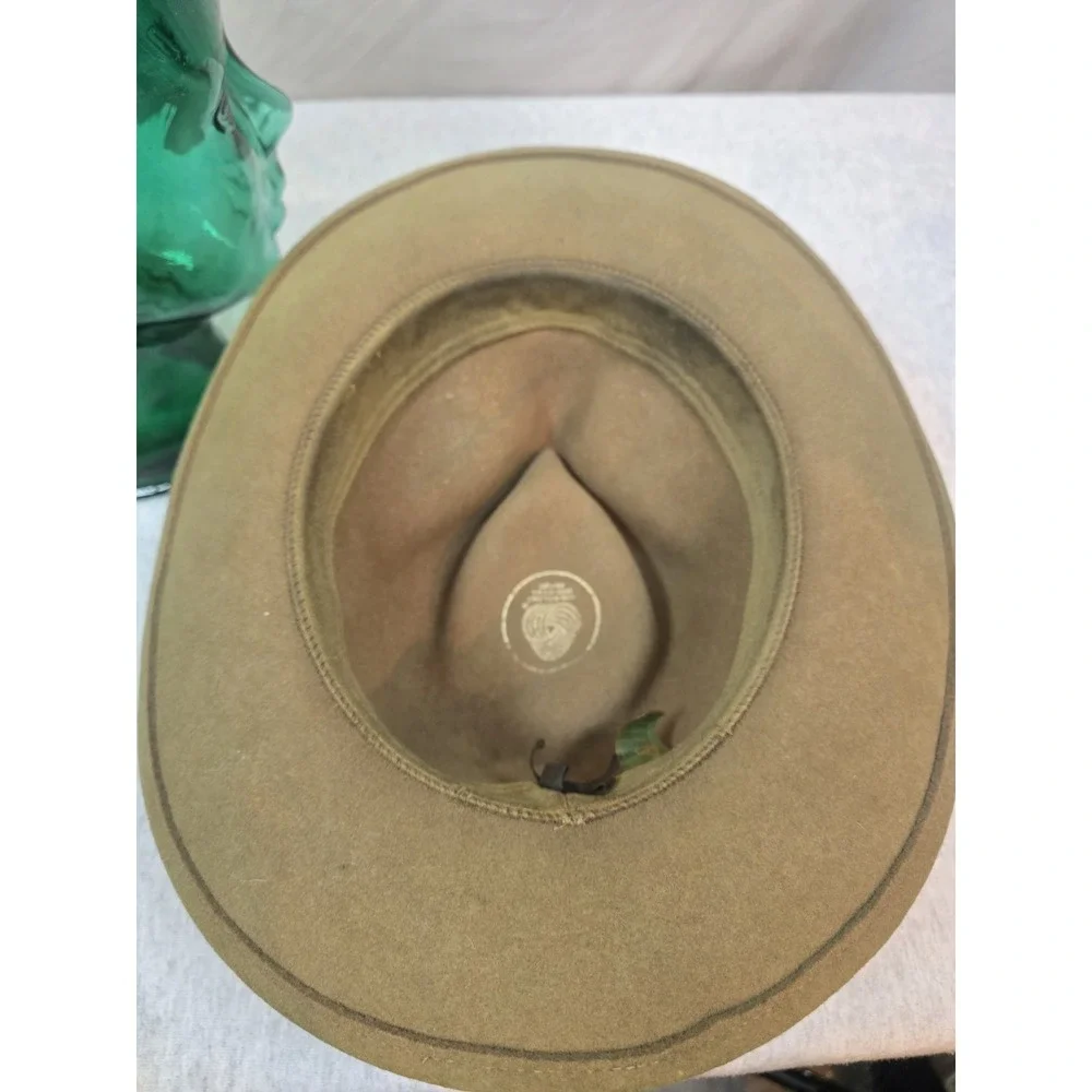 Dorfman Pacific Brown Wool Felt‎ Fedora Hat Indiana Jones Made In The USA XL